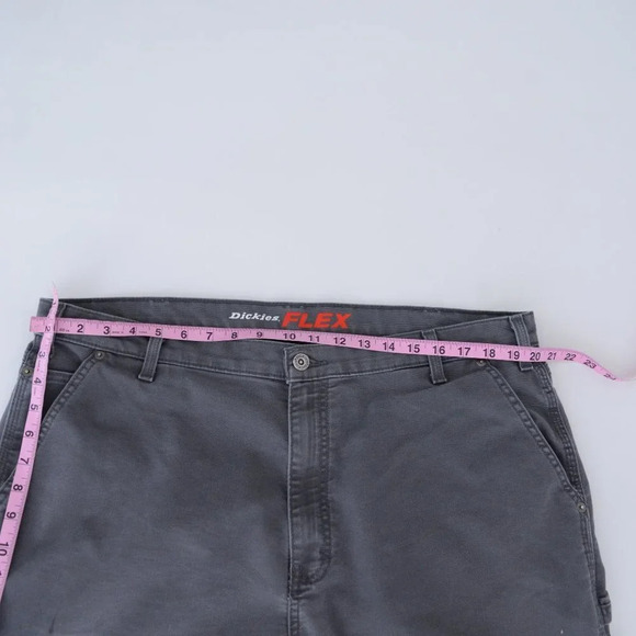 Dickies  Flex Grey Regular Fit Carpenter Cotton Canvas Carhartt Style Pants - Picture 3 of 14